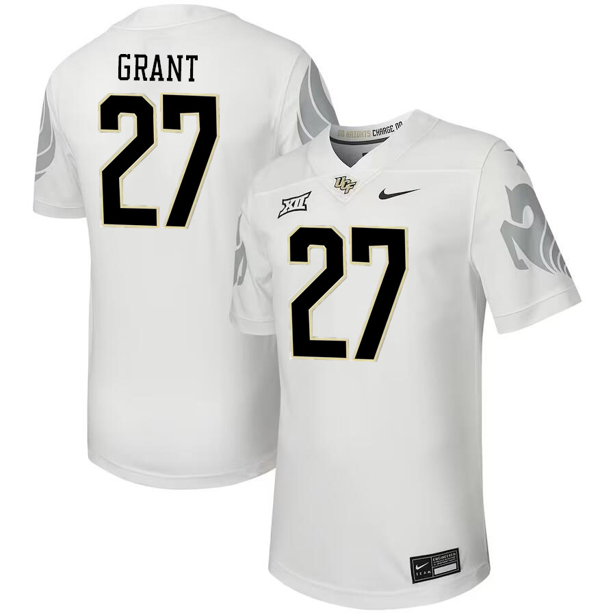 #27 Richie Grant UCF Knights Jerseys Football Stitched-White - Click Image to Close